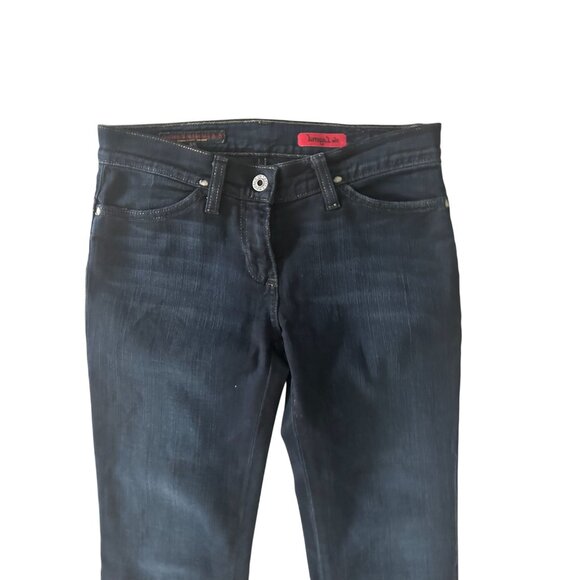 AG ADRIANO GOLDSCHMIED The Legend Dark Wash Flare Leg Jeans Size 25 - Picture 3 of 8